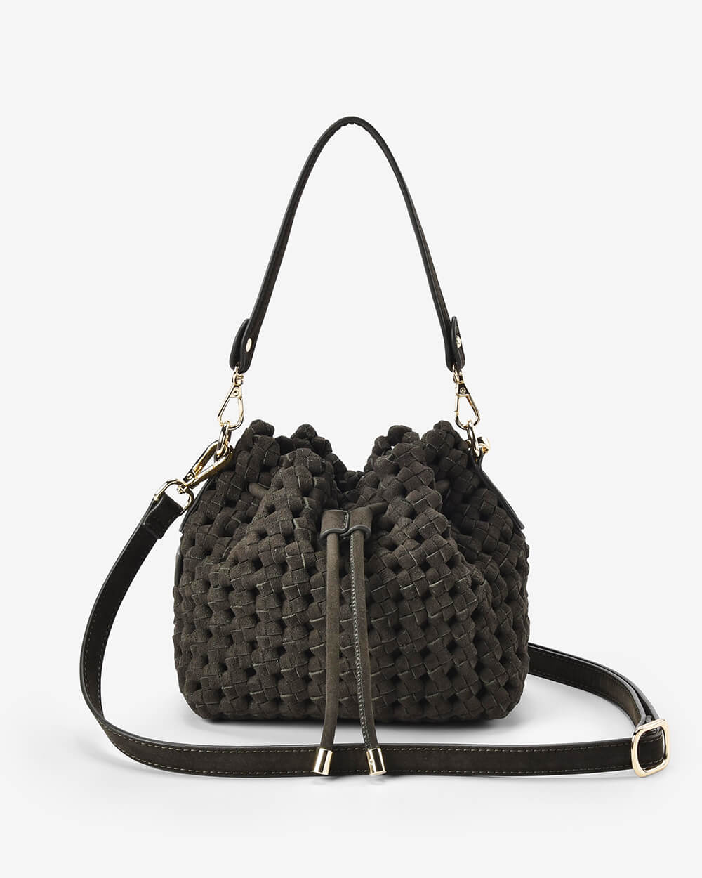 Box Weave Bucket - Khaki