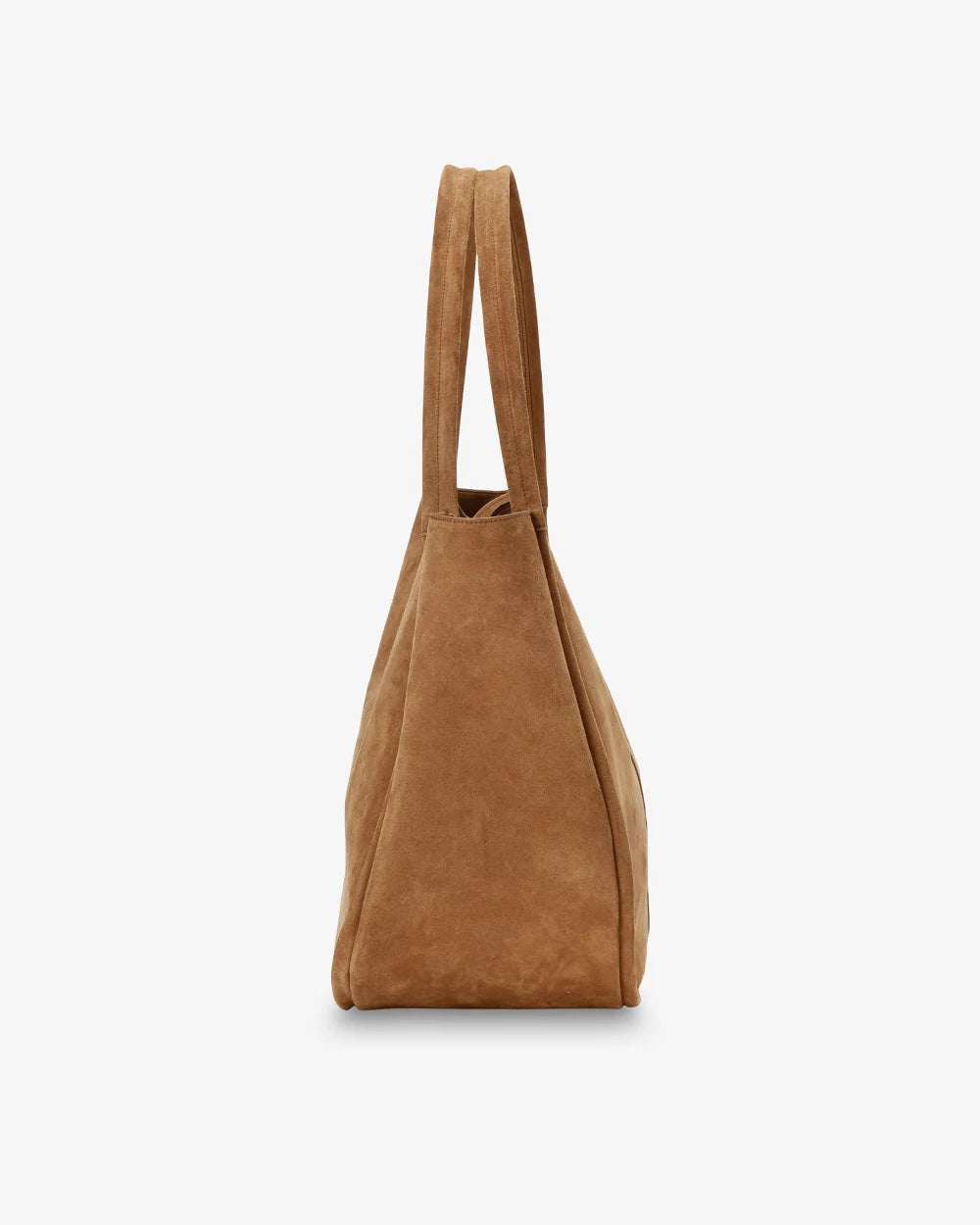Capri Tote - Tan Microsuede
