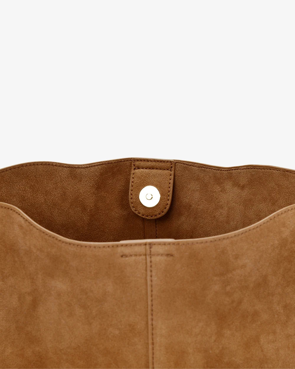 Capri Tote - Tan Microsuede