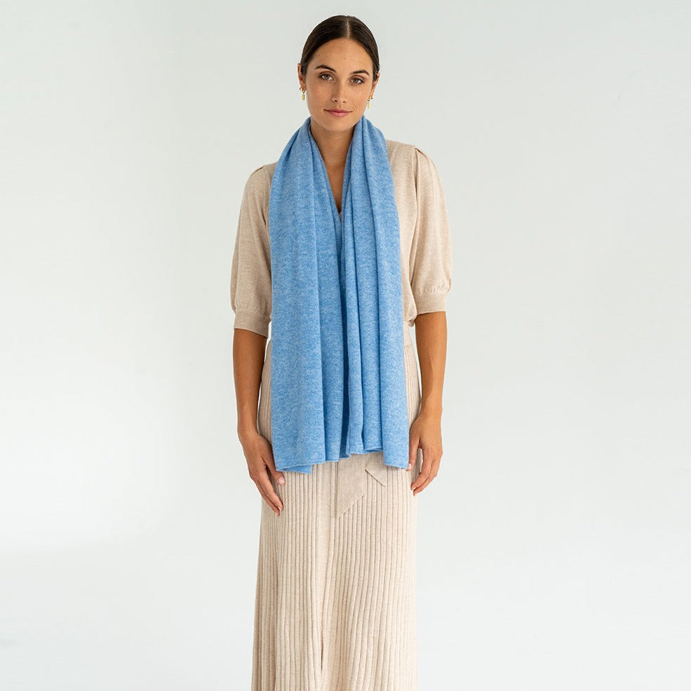 Cashmere Caplet Cornflower