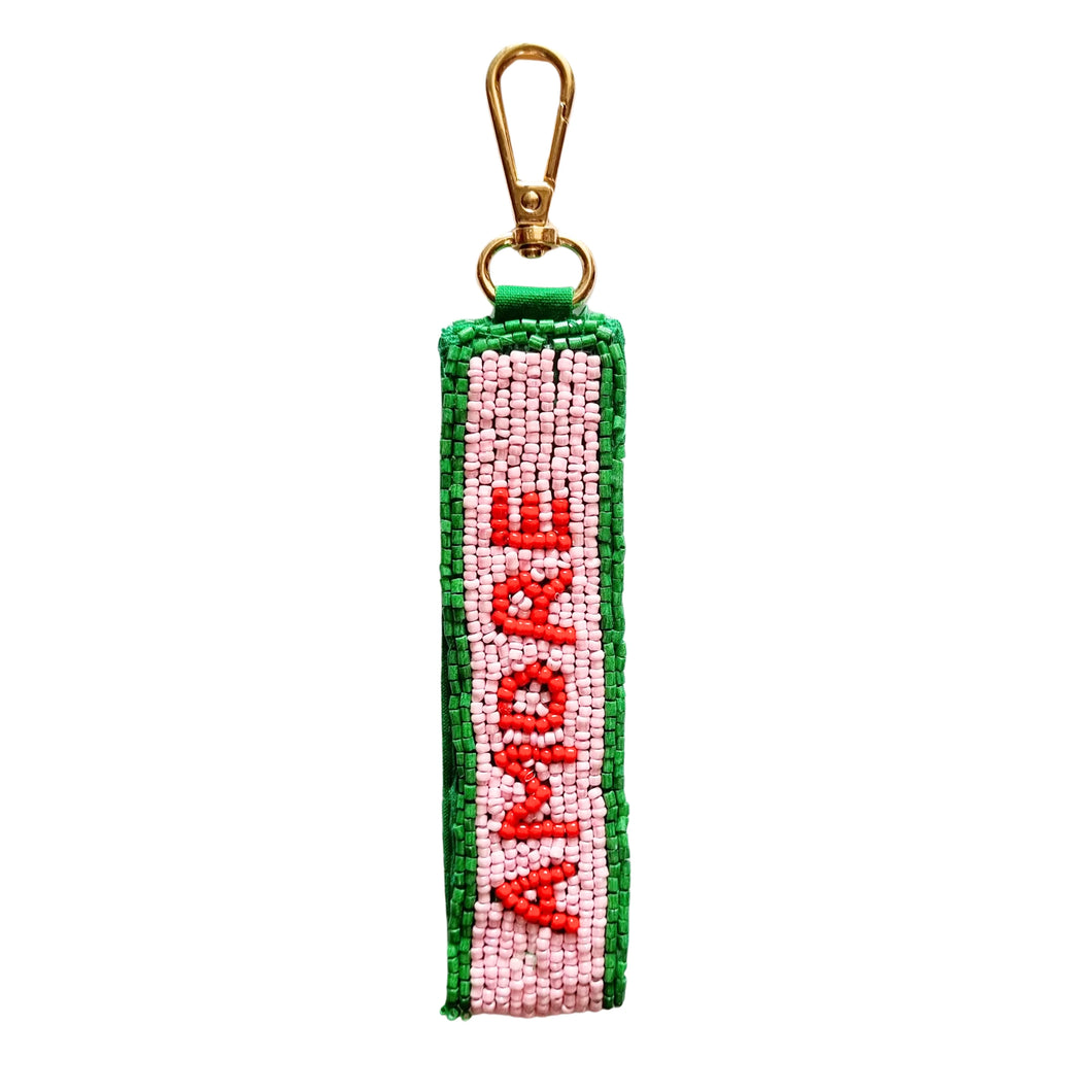 Beaded Keychain Amore