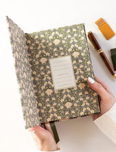 Load image into Gallery viewer, 2025 Petite Linen Bound Planner Chrysanthemum