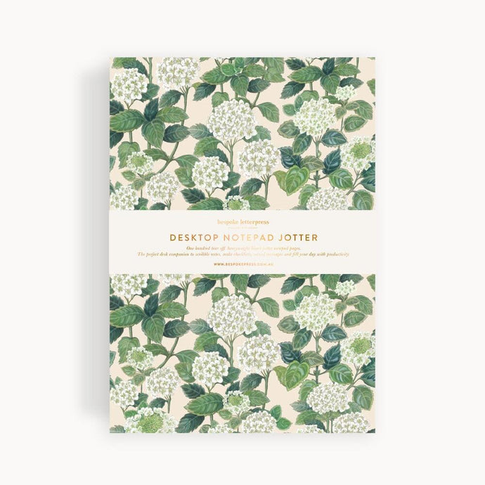 Hydrangea Notepad Jotter