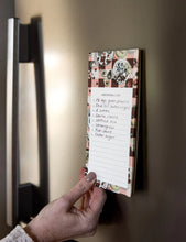 Load image into Gallery viewer, Red Gingham &quot;Shopping List&quot; DL Notepad