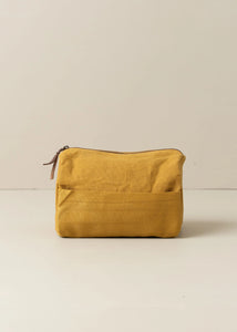 Journey Toiletry Canvas Bag Mustard