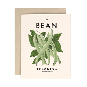 Bean Thinking about You Card