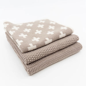 Dishcloth 3pk Variety Hummus