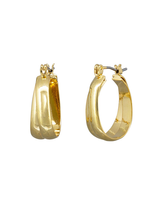 Twin Gold Hoops