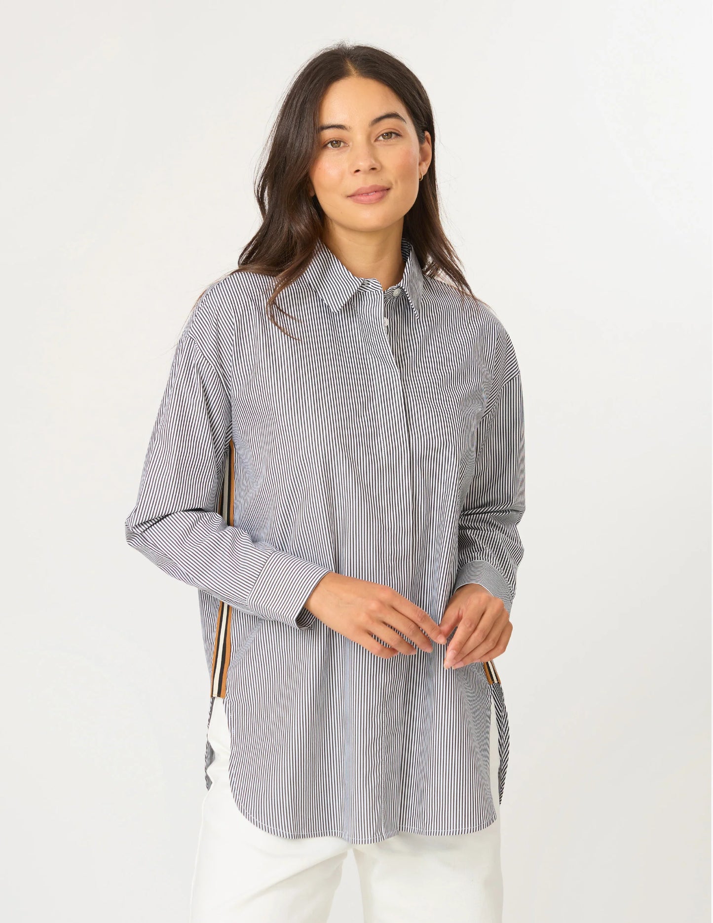 Casino Shirt - Black/White Mini Stripe