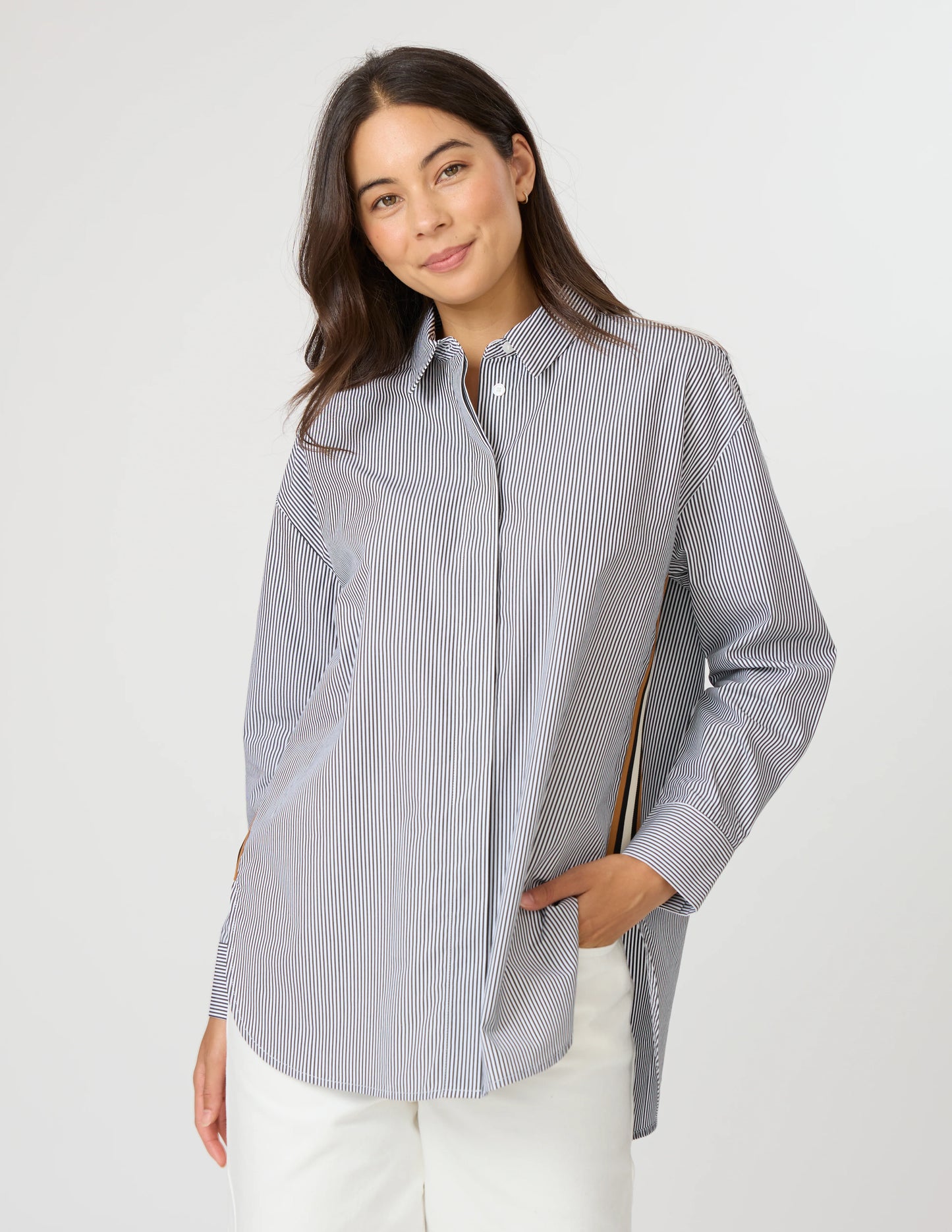 Casino Shirt - Black/White Mini Stripe