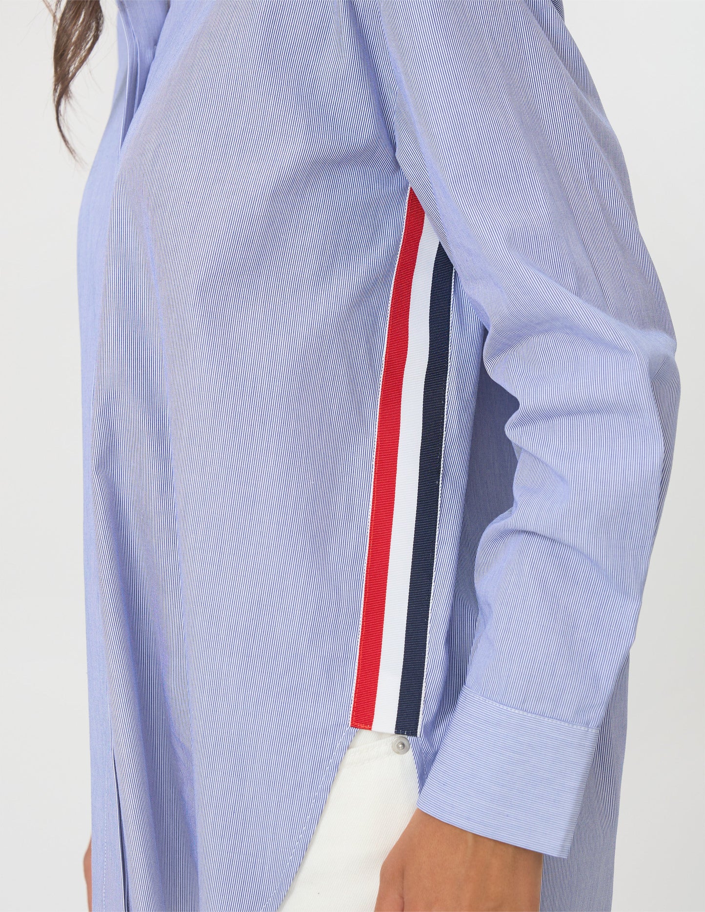 Casino Shirt - Blue/White Mini Stripe