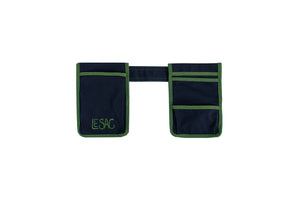 Le Sac Gardening Tool Belt (Navy with Green)