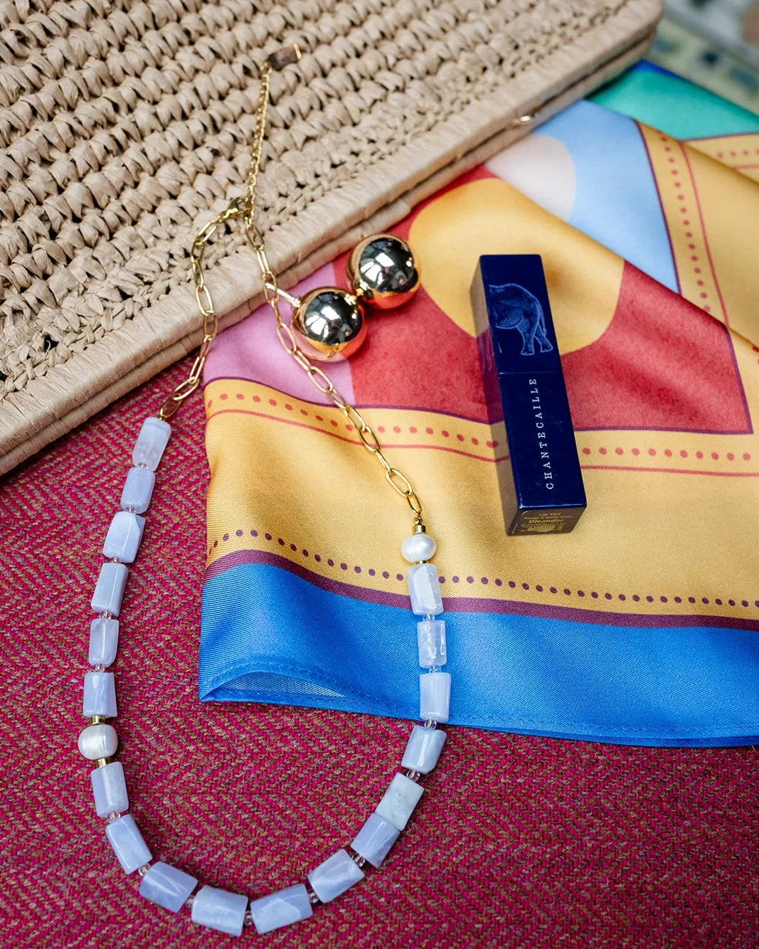Silk Neck Scarf: Rio