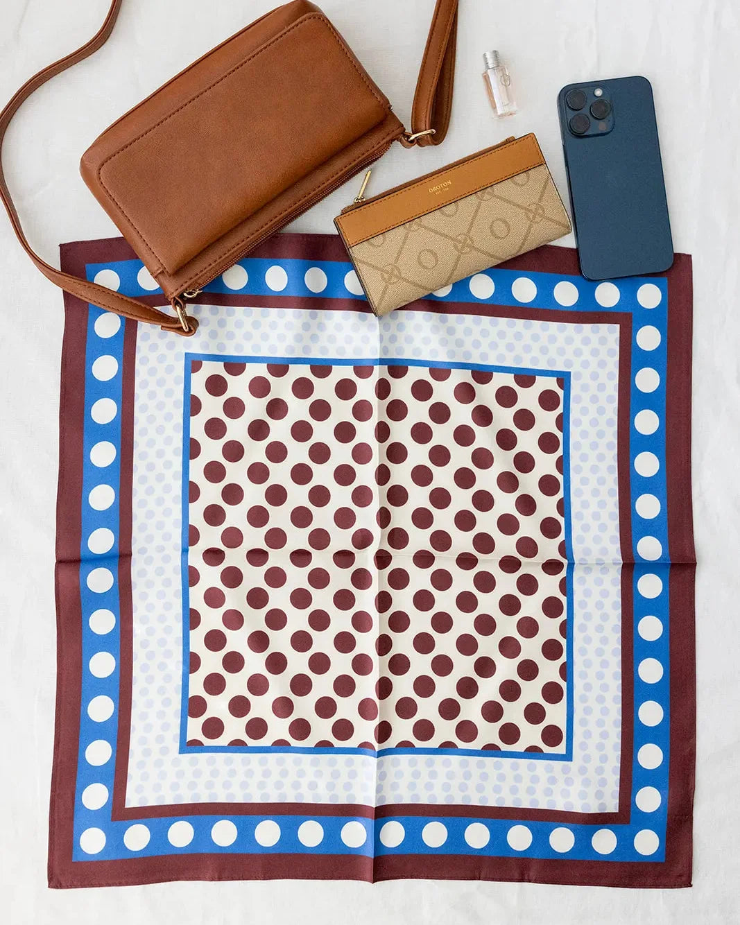 Silk Neck Scarf: Prague