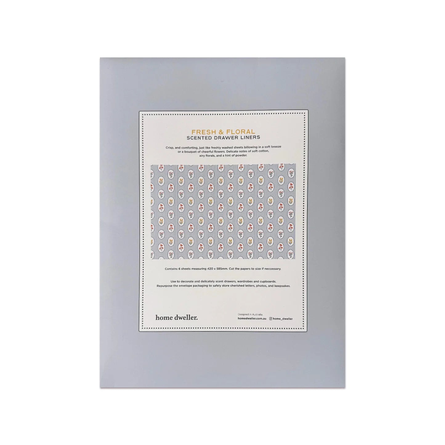 Scented Drawer Liner - Fresh & Floral