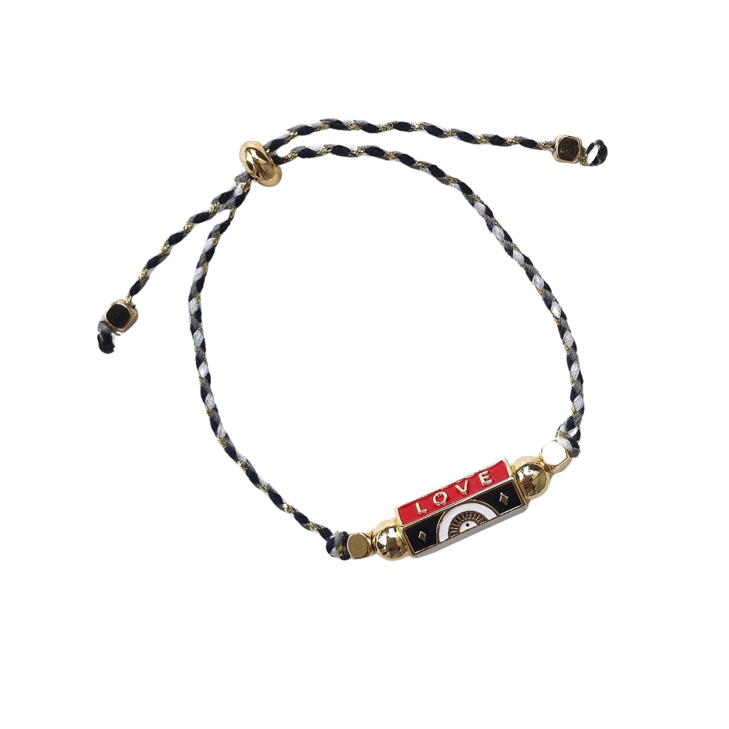 Red Love Cord Bracelet