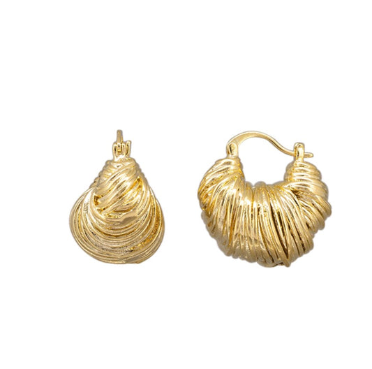 Gold Emilia Hoops