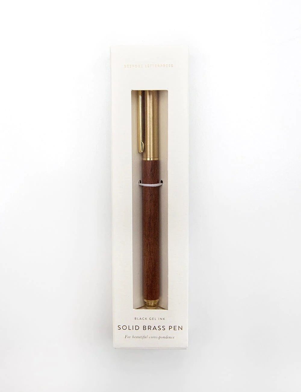 Wood Brass Pen (Boxed)