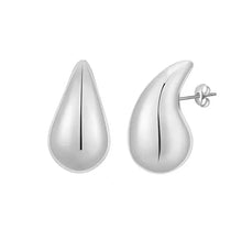 Load image into Gallery viewer, Silver Drop Earrings