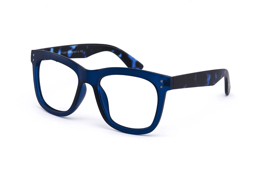 11am Dark Blue Reading Glasses