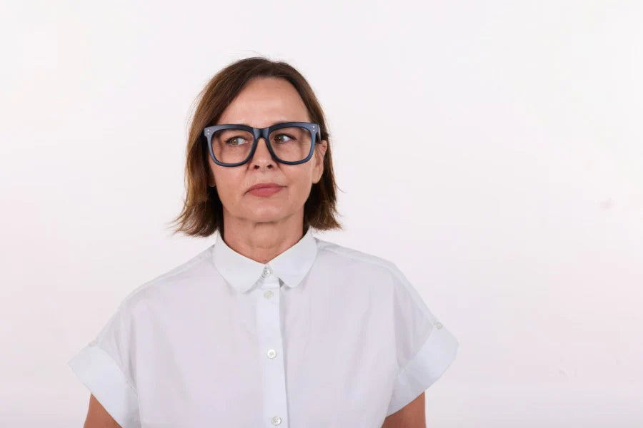 11am Dark Blue Reading Glasses