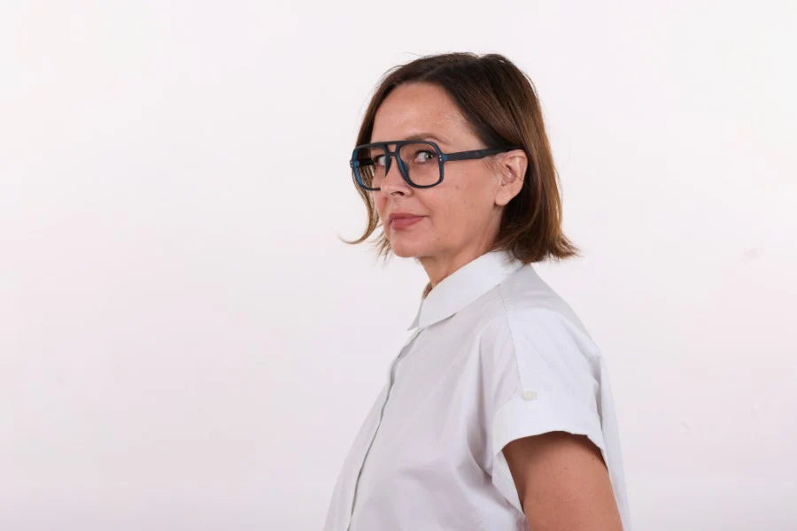 12pm Blue Reading Glasses