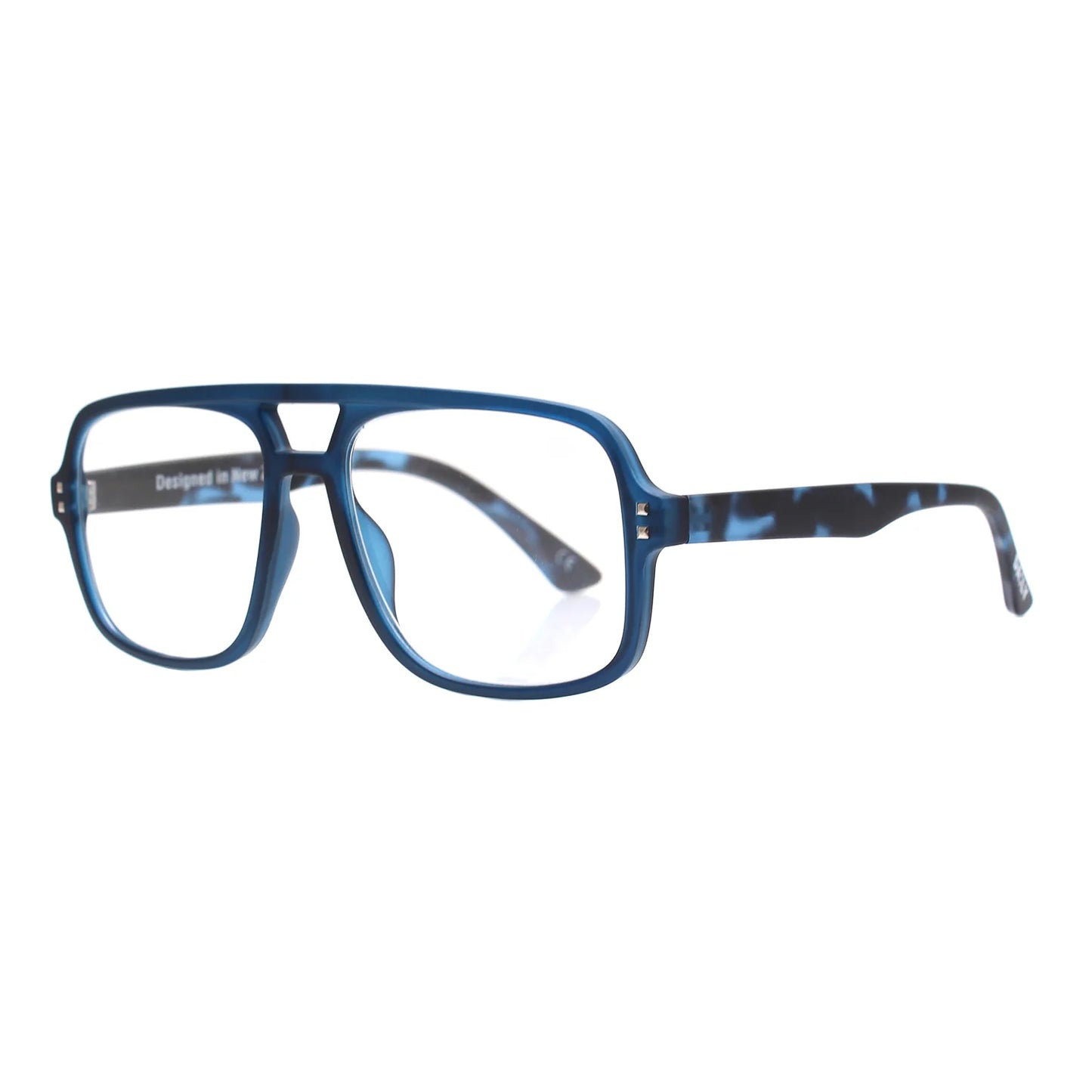 12pm Blue Reading Glasses