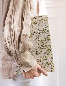White Blossoms Jumbo Notepad Jotter
