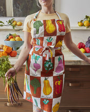Load image into Gallery viewer, Vegie Box Linen Apron