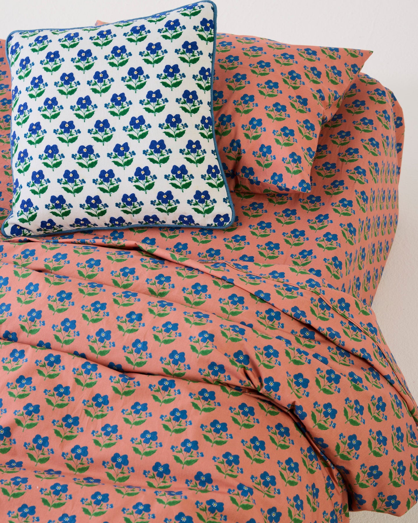 Kip & Co X Anna Spiro Indian Summer - White Embroidered Cushion