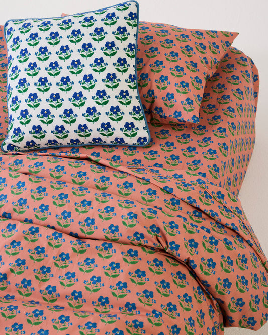Kip & Co X Anna Spiro Indian Summer Rose - Summer Rose organic cotton Pillowcase set