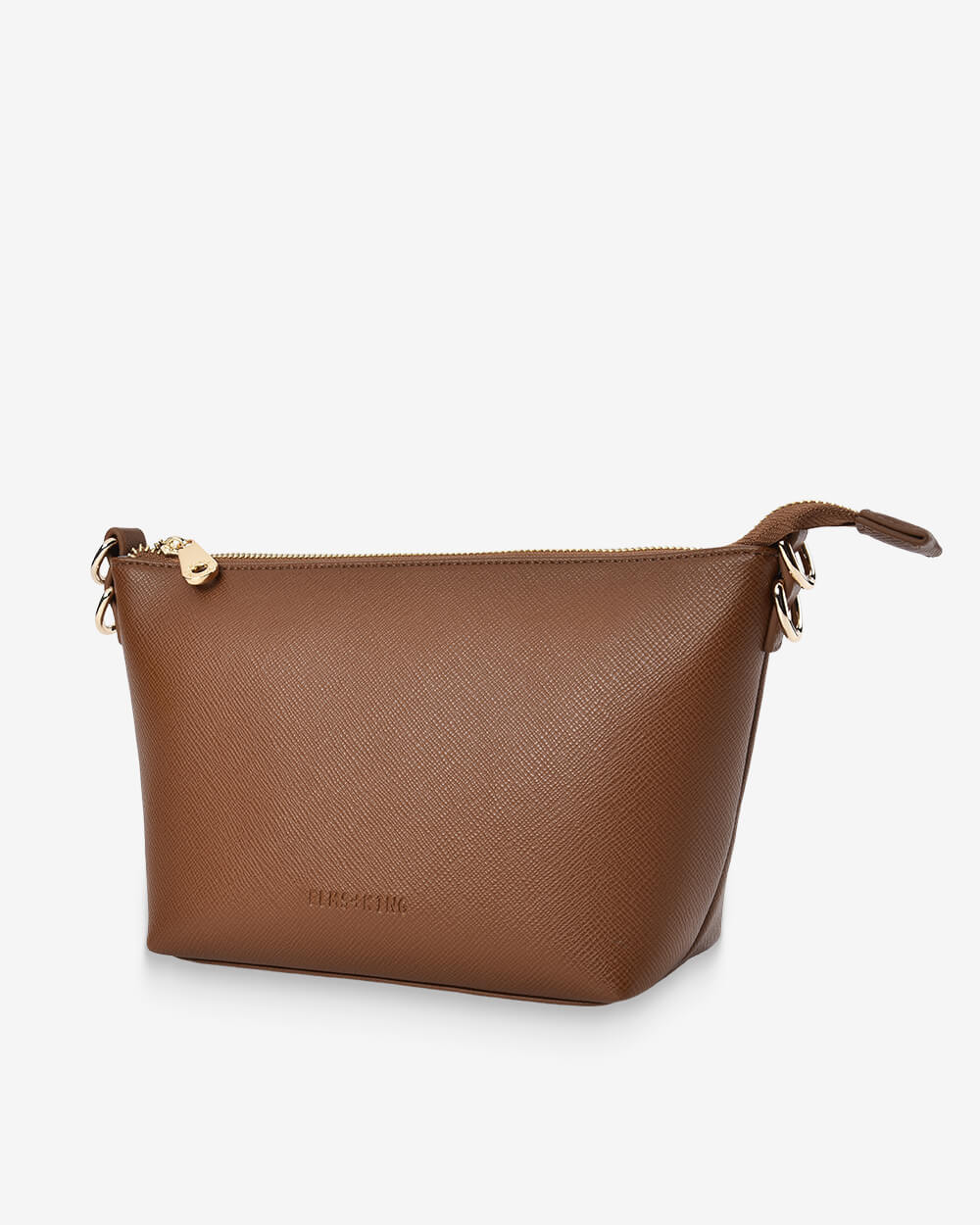 Leyton Crossbody - Tan Saffiano