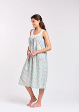 Load image into Gallery viewer, Arabella Pale Blue &amp; Pink Florals Nightie