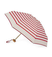 Load image into Gallery viewer, Diana White Striped Red Umbrella