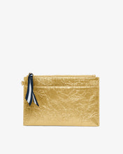 Load image into Gallery viewer, New York Coin Purse - Gold Crinkle