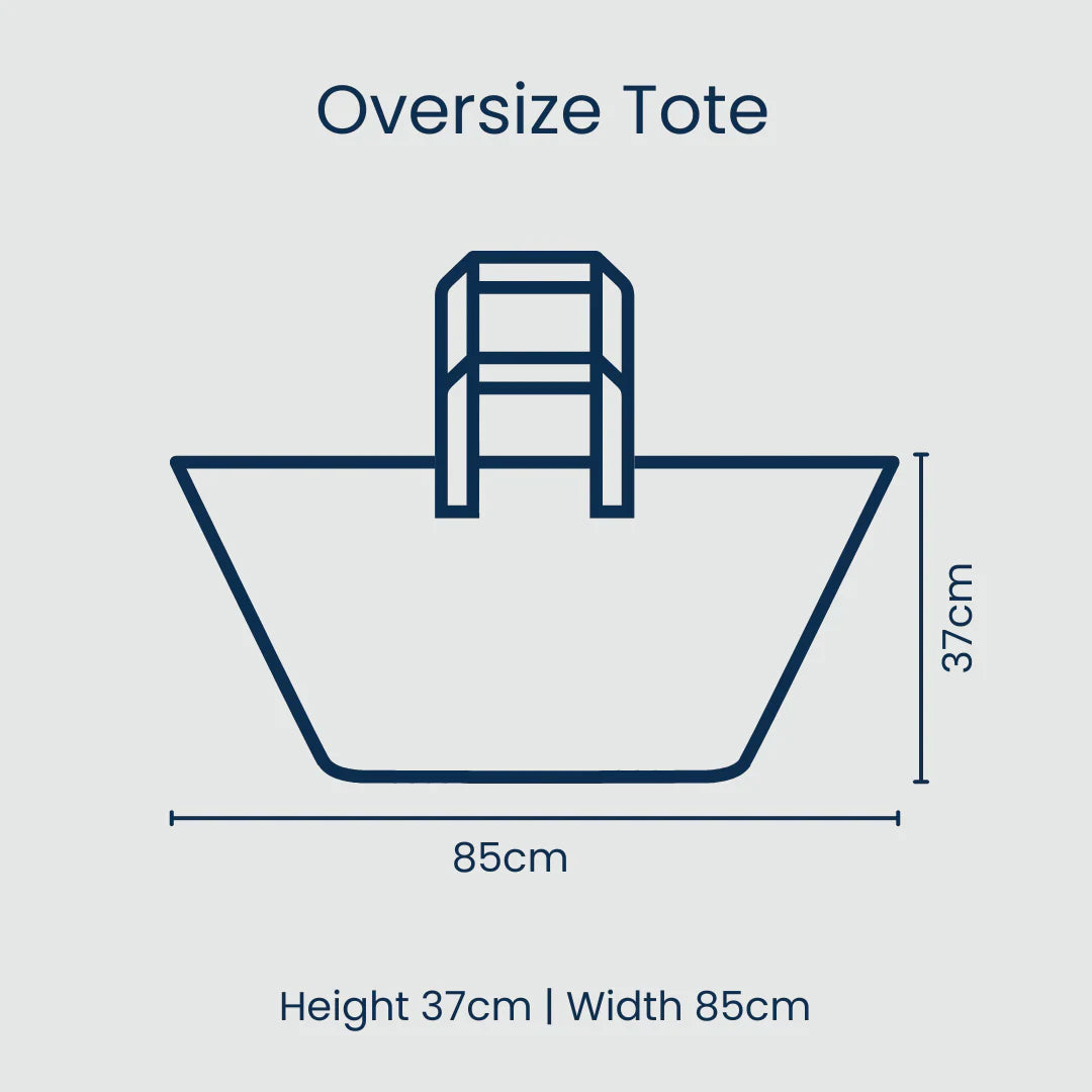 Oversized Tote - Toile