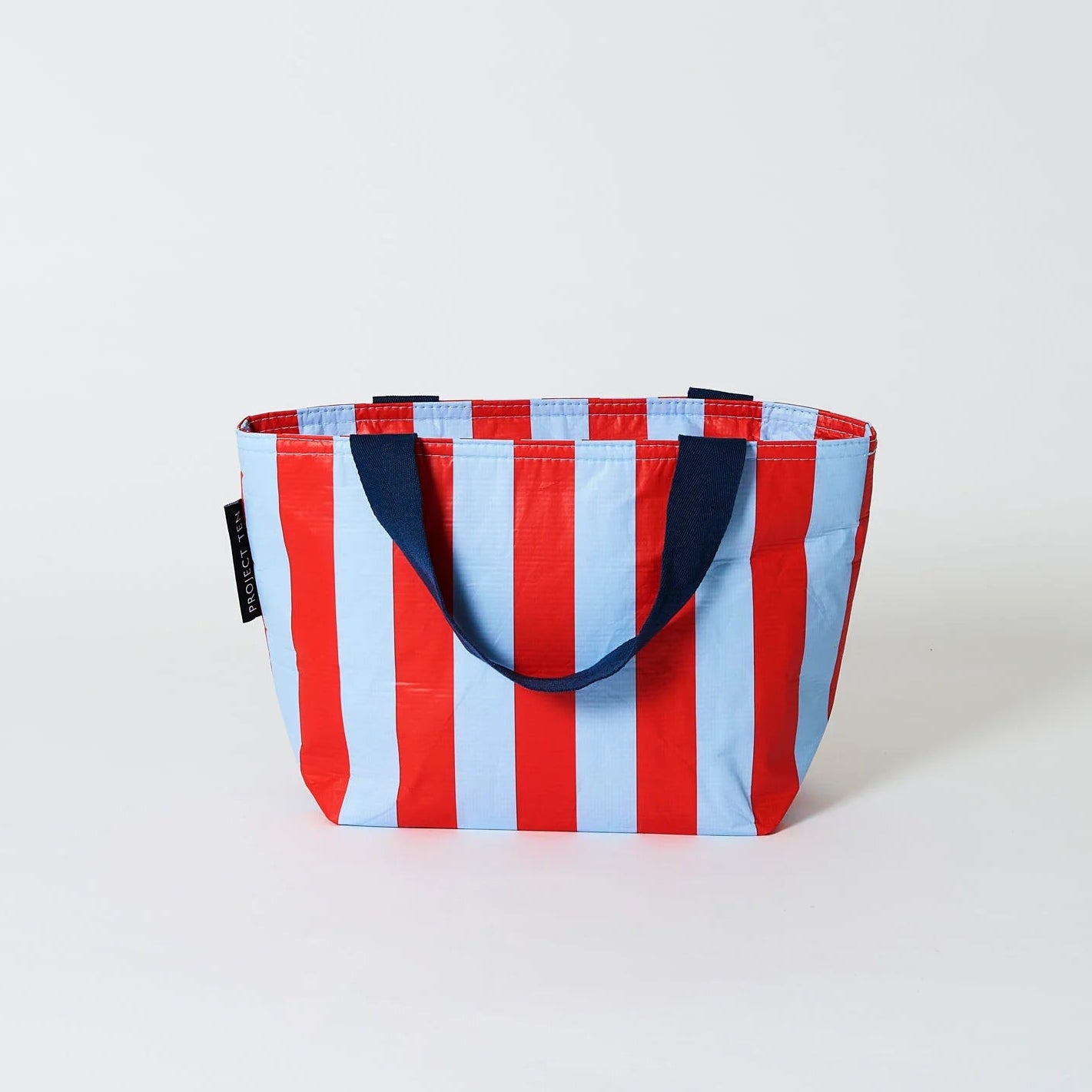Mini Tote Red Blue Stripe