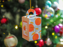 Load image into Gallery viewer, Christmas Ornament Candle - Candied Orange &amp; Pistachio