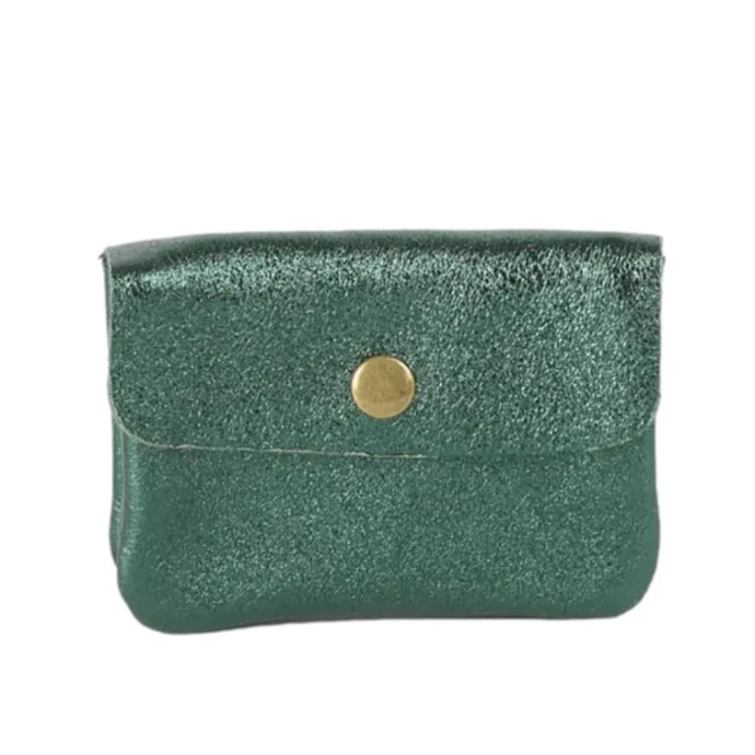 Metallic Green Coin Purse