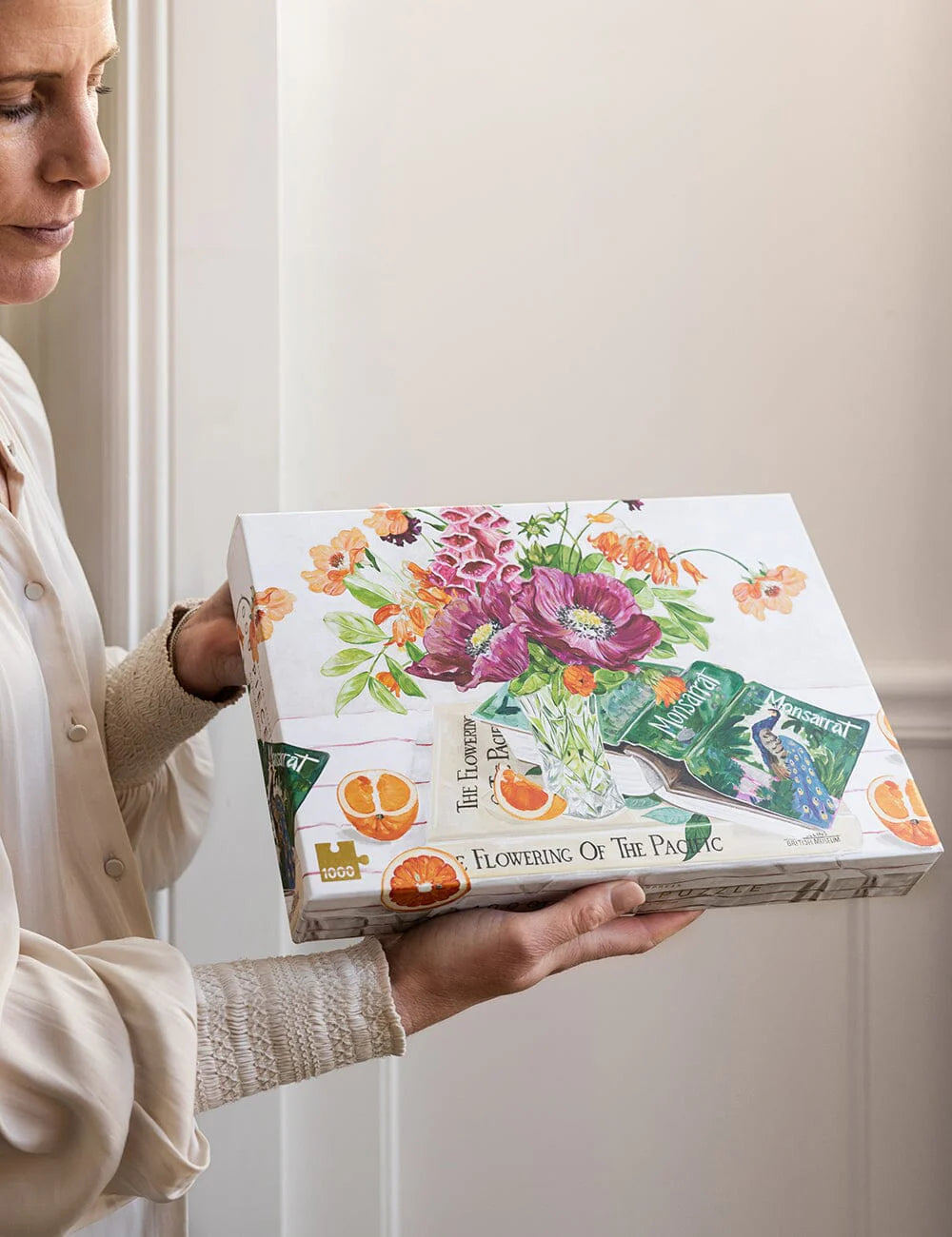 Poppies & Foxglove 1000 Piece Puzzle