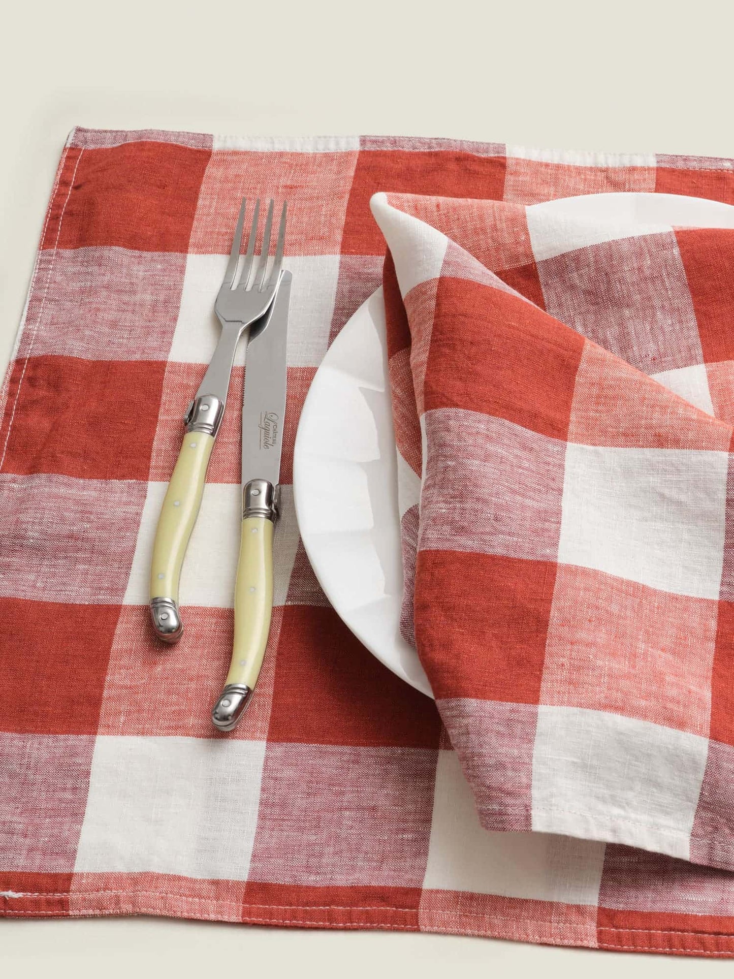 Paprika Linen Napkin Set