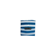 Load image into Gallery viewer, Breton Stripe Fold Up Pocket Shopper