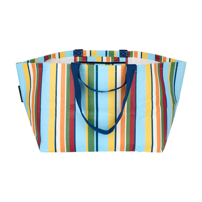 Retro Stripe Oversize Tote