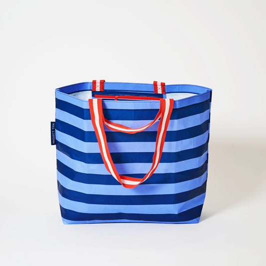 Medium Tote - Blue Stripe