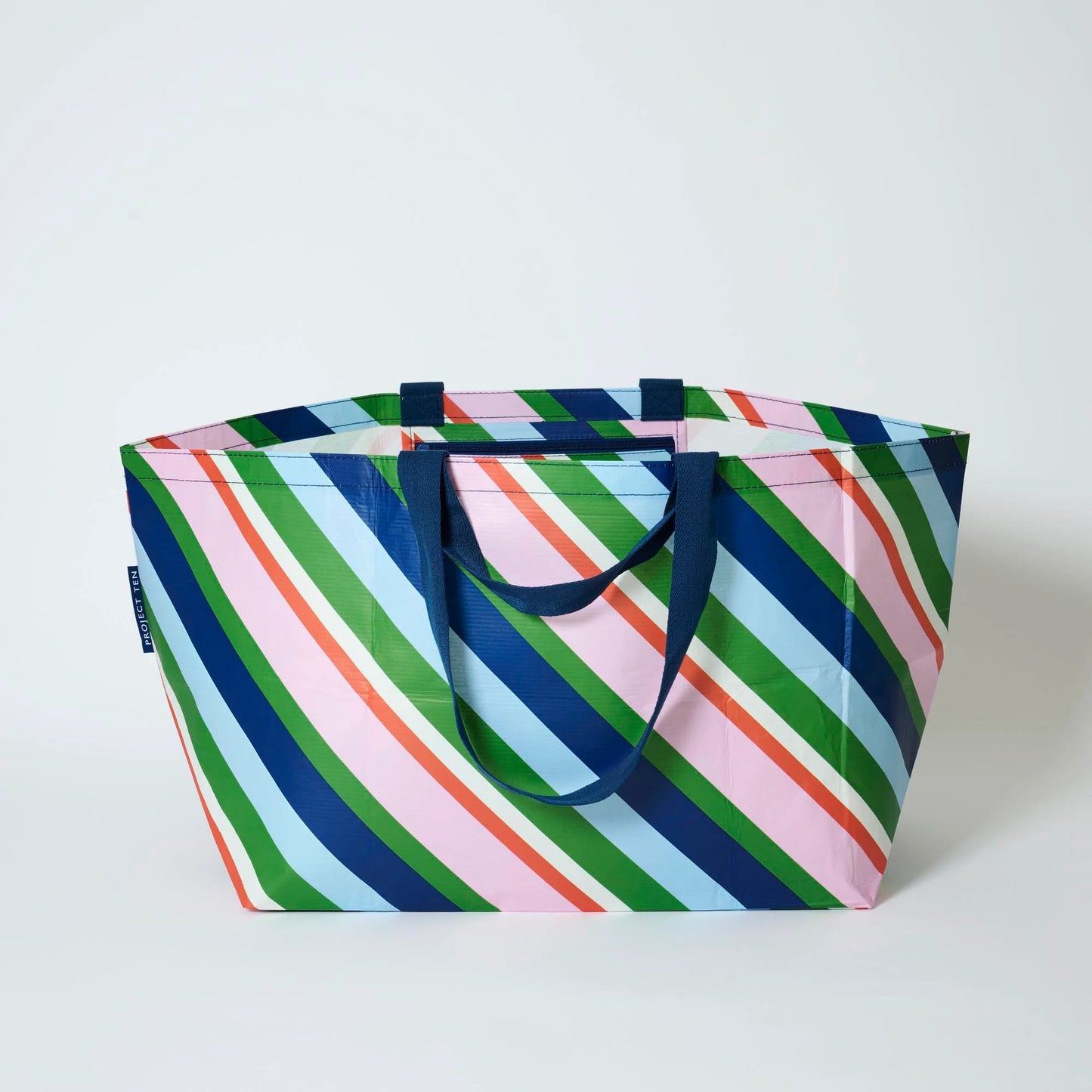 Rugby Stripe Oversize Tote