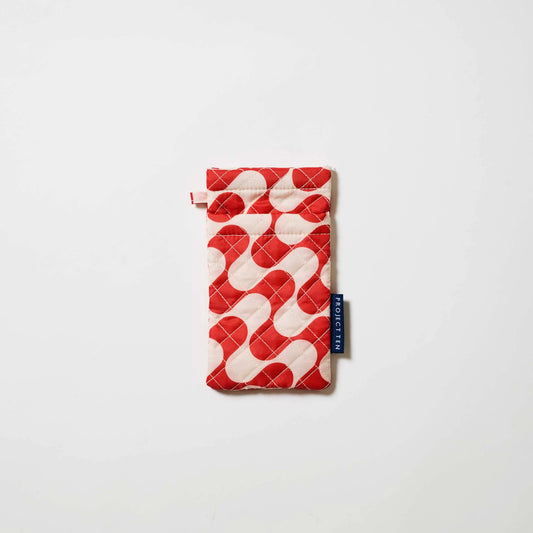Double Glasses Case – Red Ripple