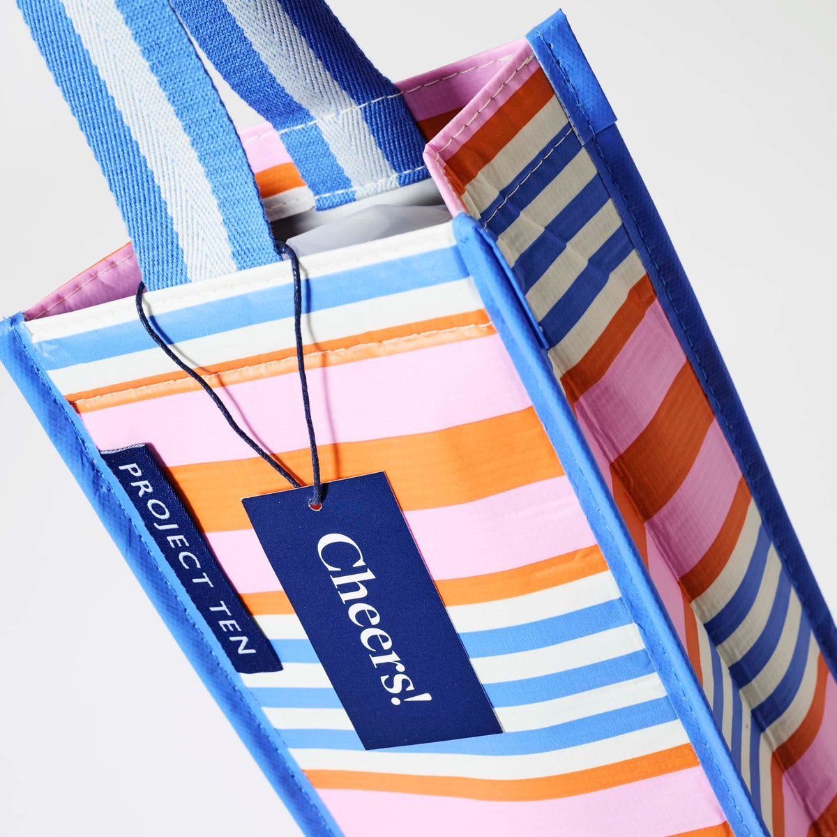 Wine Bag – Capri Stripe