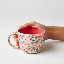 Load image into Gallery viewer, Ditsy Mug Raspberry