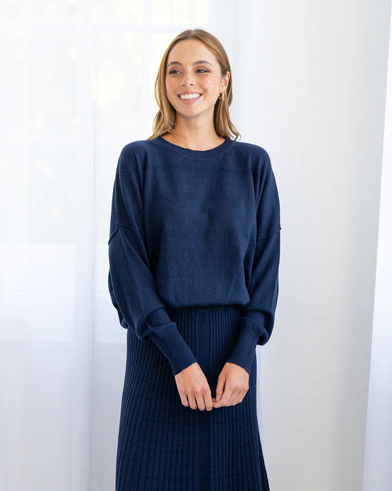 Lucy Knit Navy