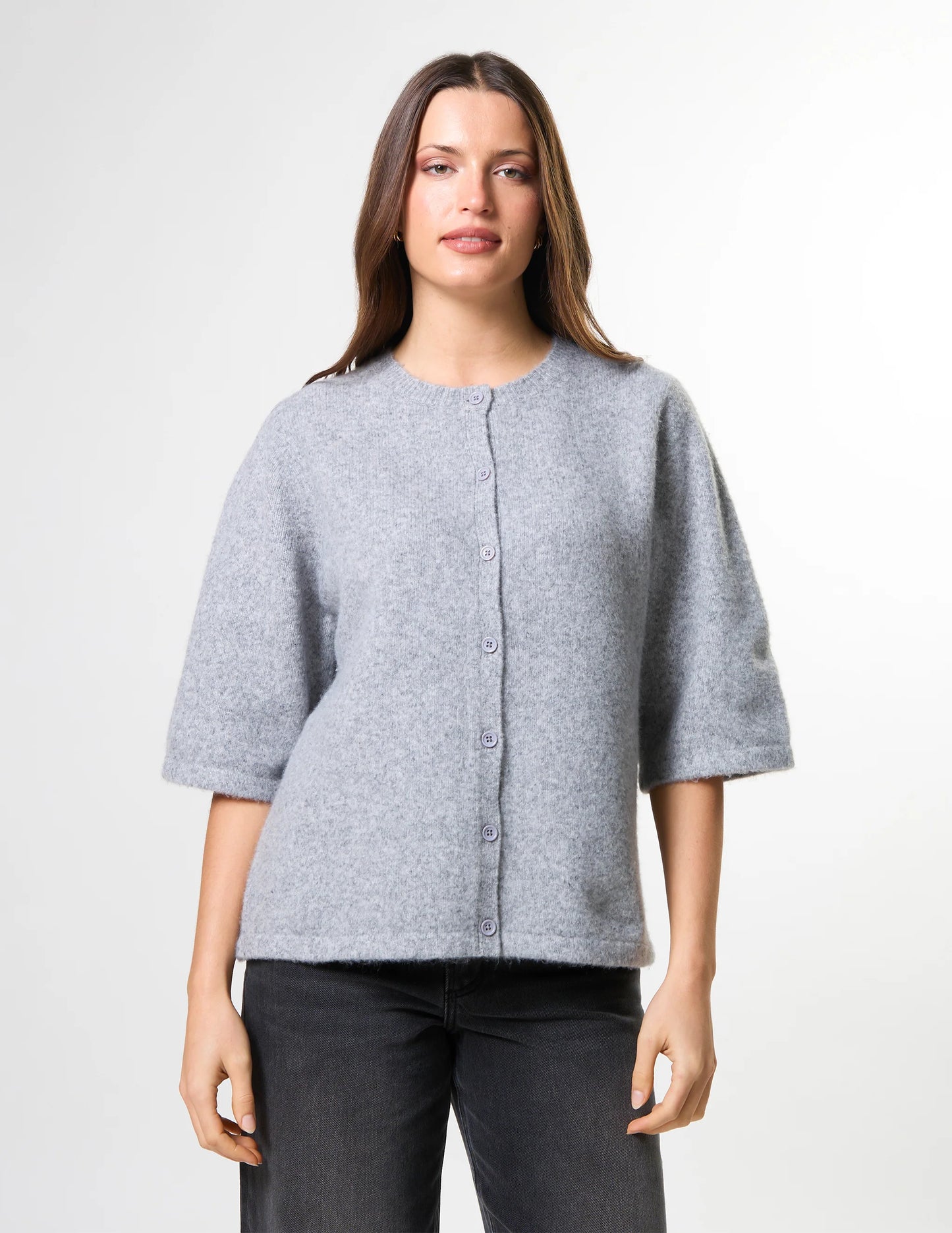 Hansel Cardigan Grey Marle
